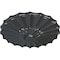 Ekena Millwork Shakuras Ceiling Medallion (Fits Canopies up to 1 3/8"), Hand-Painted Pewter, 9"OD x 1 3/8"P CM09SHPES - alternate 2